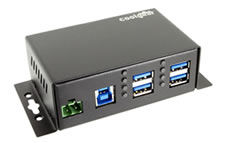 Coolgear Labs CGL-4PU31H  4 port USB 3.1 Mountable Hub